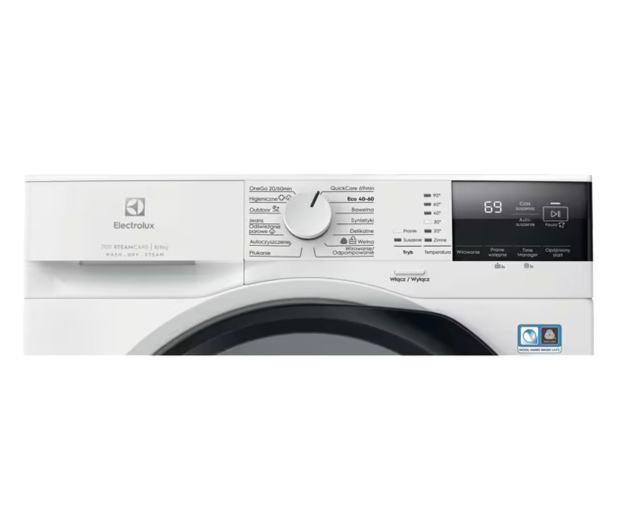 Pralko-suszarka Electrolux EW7W2492P SteamCare 700 9/5kg 1400obr SteamRefresh DualCare SensiCare+ SteamCare - 1285993 - zdjęcie 2